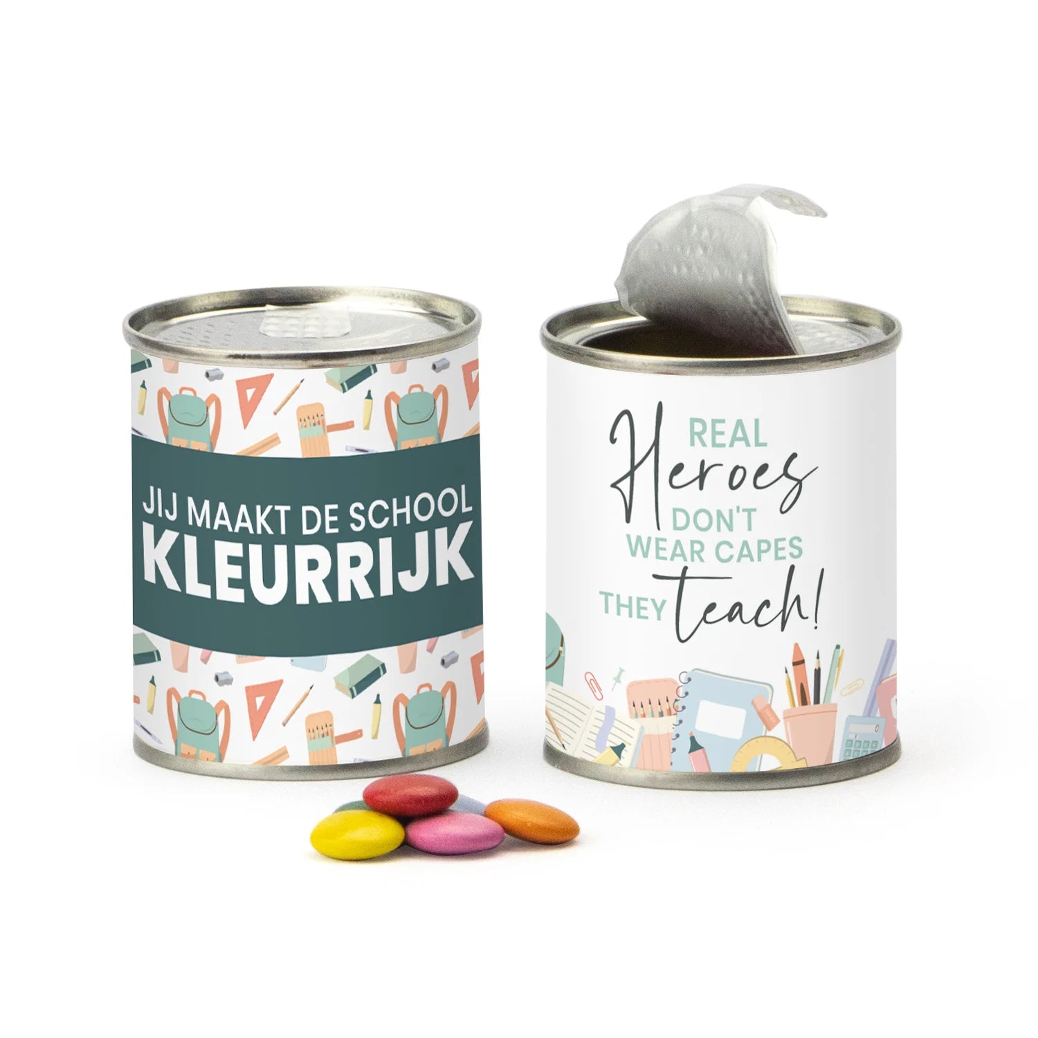 Blikje chocofeest - Leraar - Bedankjes.nl