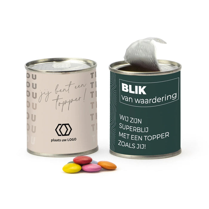 Blikje chocofeest - Zakelijk Blikje chocofeest - Zakelijk