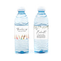 Flesje water met eigen etiket - Vrijwilliger - Bedankjes.nl