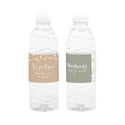 Flesje water met eigen etiket - Vrijwilliger - Bedankjes.nl