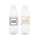 Flesje water met eigen etiket - Leraar - Bedankjes.nl
