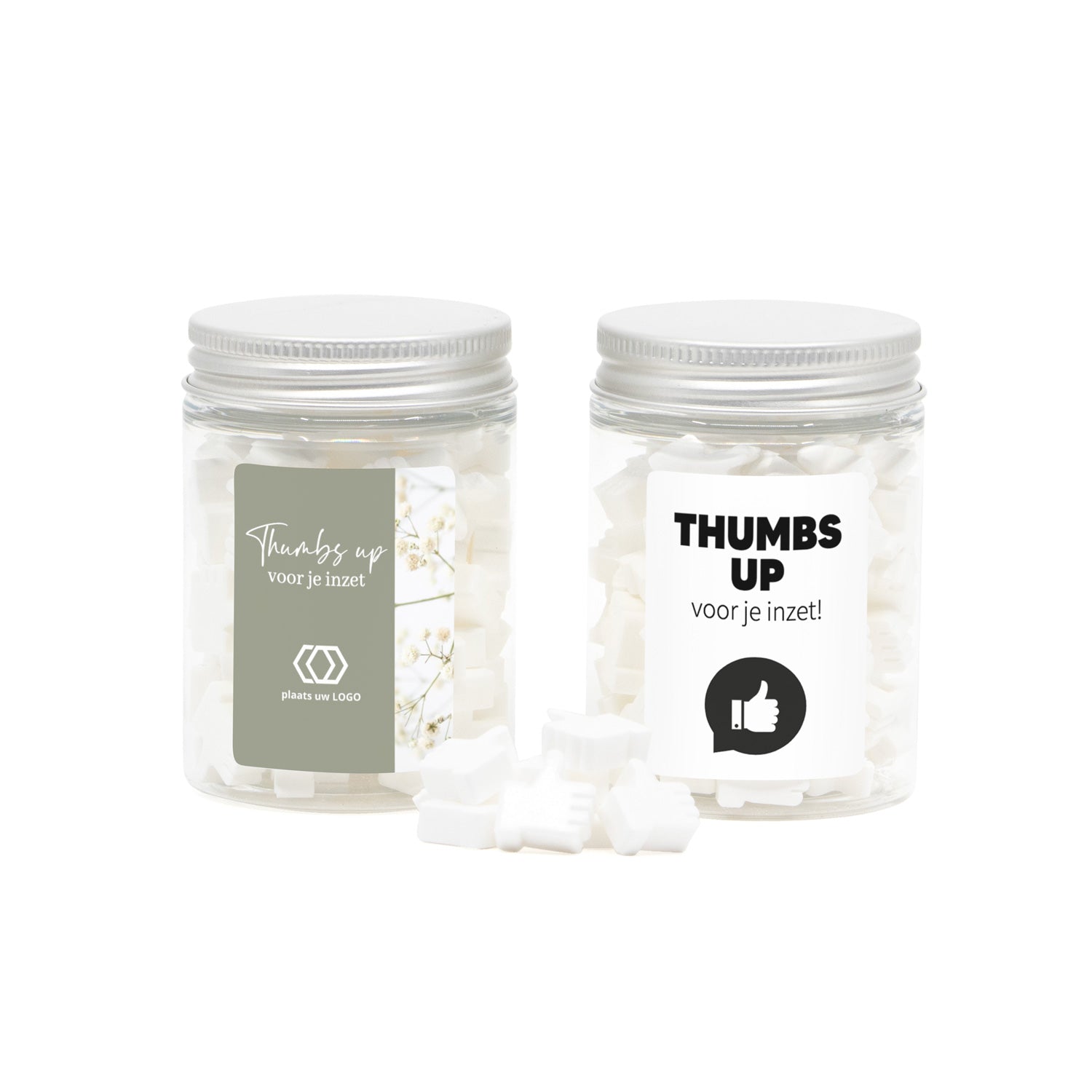 Pepermunt Duimpjes voor een frisse start - Zakelijk - Bedankjes.nl