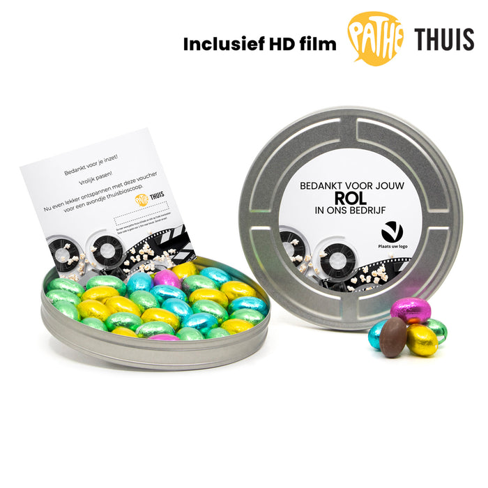 Filmblik met Pathé thuis code en paaseitjes - Pasen Filmblik met Pathé thuis code en paaseitjes - Pasen