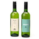 Fles Witte wijn met eigen etiket - Verpleging - Bedankjes.nl
