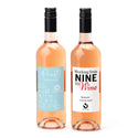 Fles Rosé wijn met eigen logo op etiket - Verpleging - Bedankjes.nl