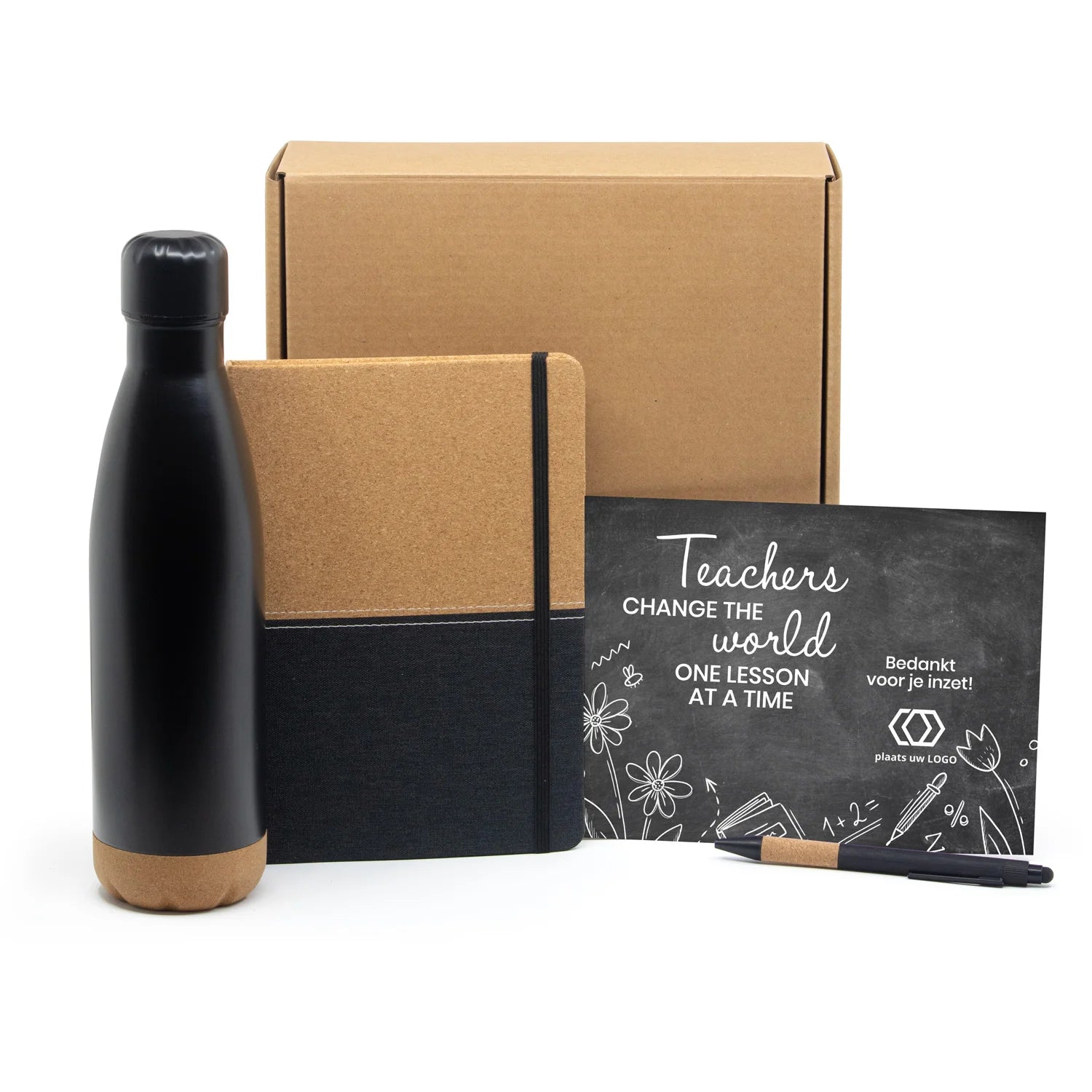 Giftbox met persoonlijke kaart- Leraar - Bedankjes.nl