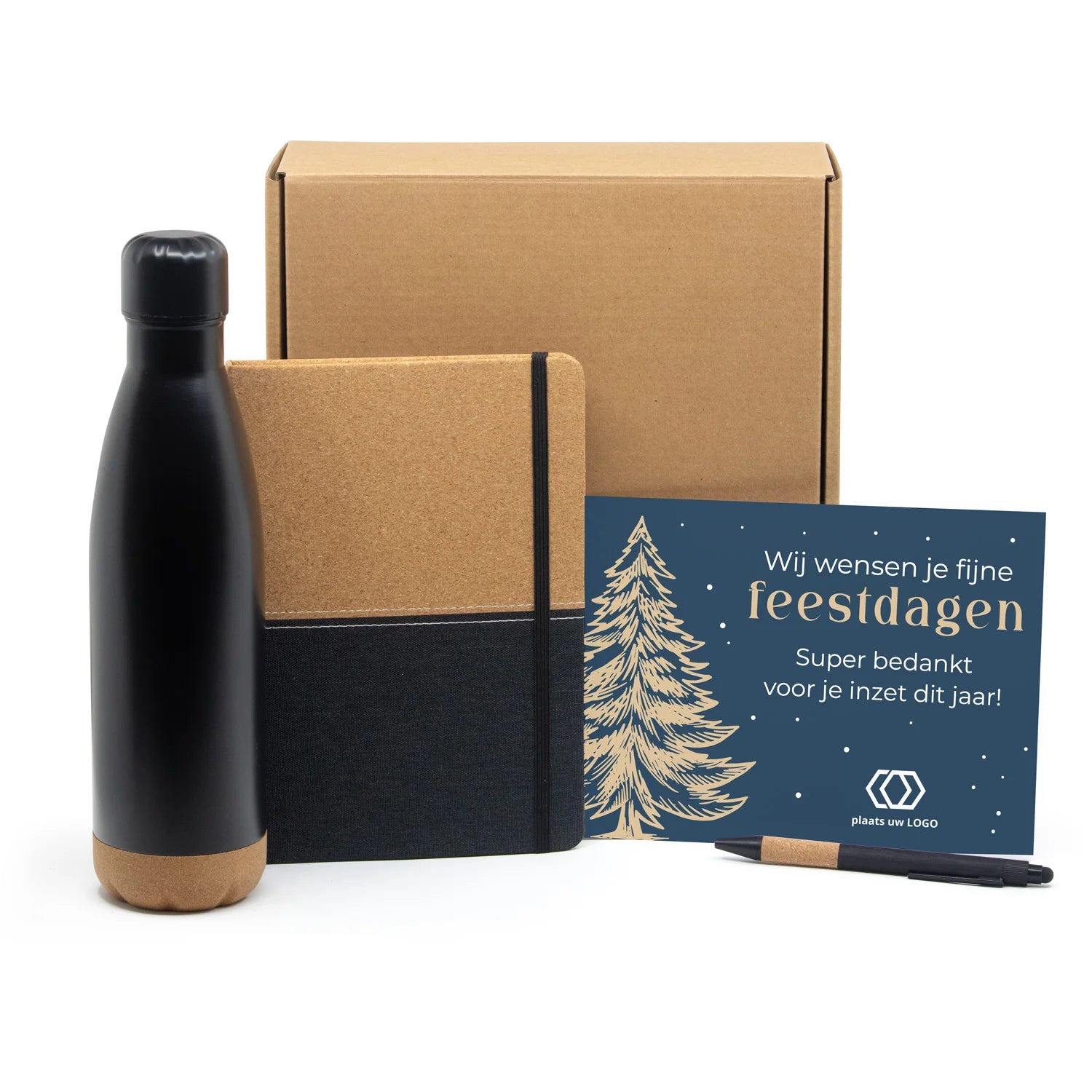 Giftbox met persoonlijke kaart- Kerst - Bedankjes.nl