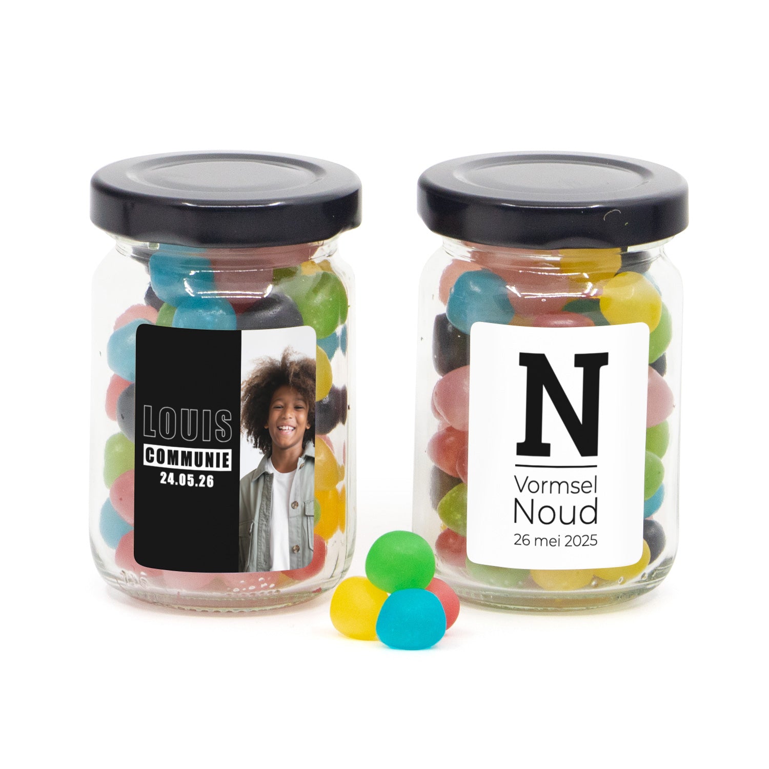 Glazen potje - Communie jongens - Bedankjes.nl