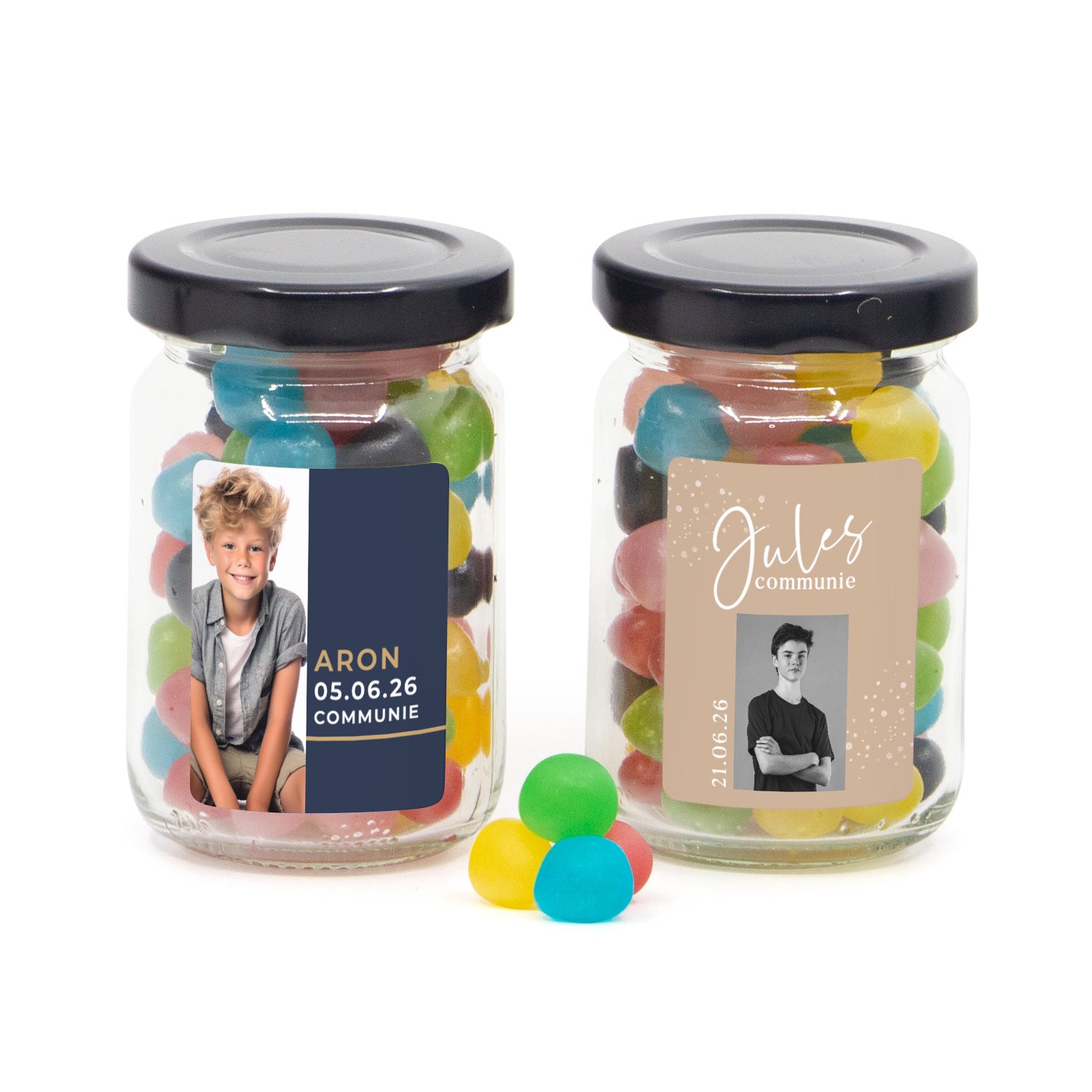 Glazen potje - Communie jongens - Bedankjes.nl