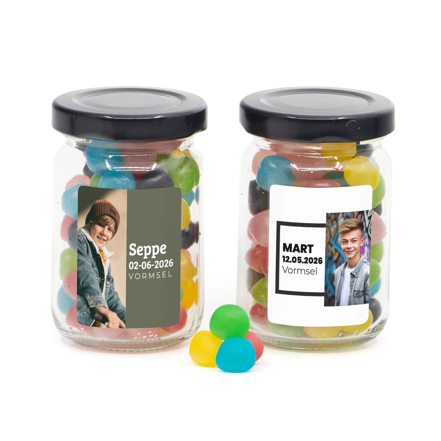 Glazen potje - Communie jongens - Bedankjes.nl