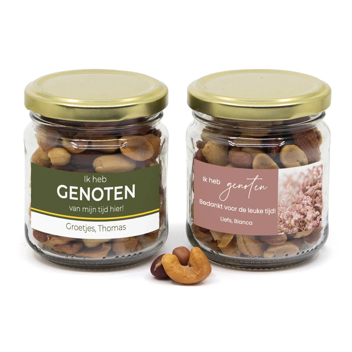 Glazen potje met verse notenmix - Collega Glazen potje met verse notenmix - Collega