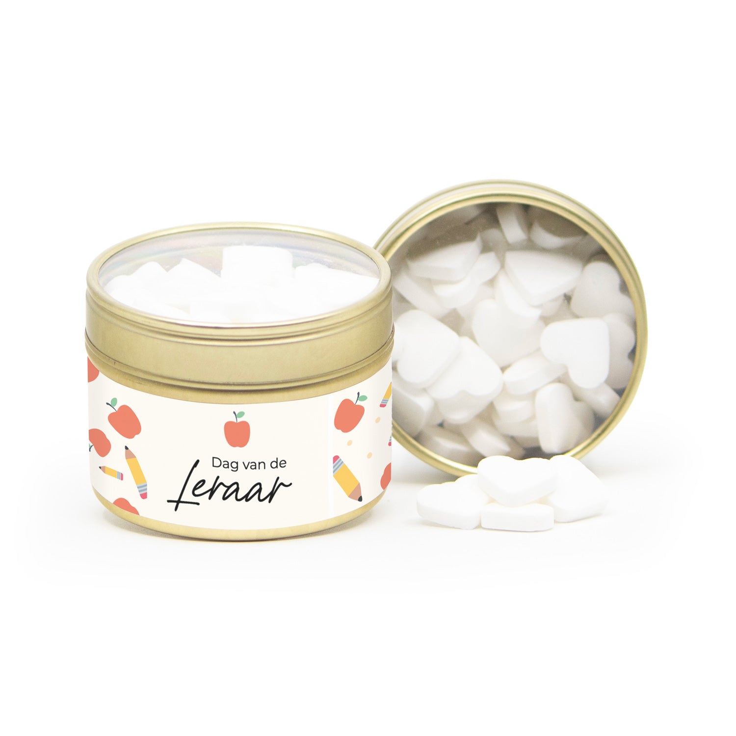 Vensterblikje Jij bent goud waard met eigen wikkel - Leraar - Bedankjes.nl