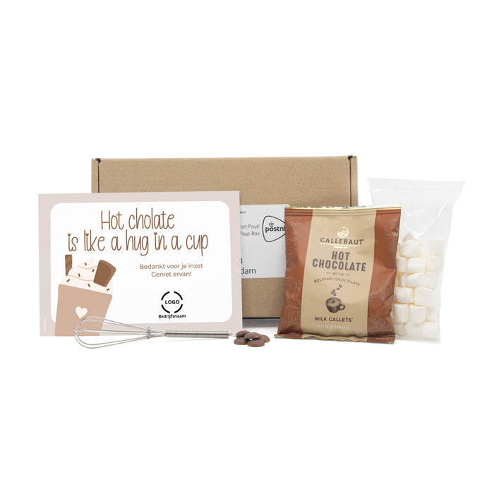 Hot Chocolate met eigen kaart versturen - Brievenbus Hot Chocolate met eigen kaart versturen - Brievenbus