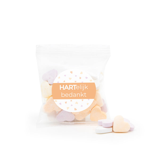 Zakje fruithartjes als weggevertje - Snel Zakje fruithartjes als weggevertje - Snel