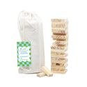 Jenga spel met eigen kaartje - Communie jongens
