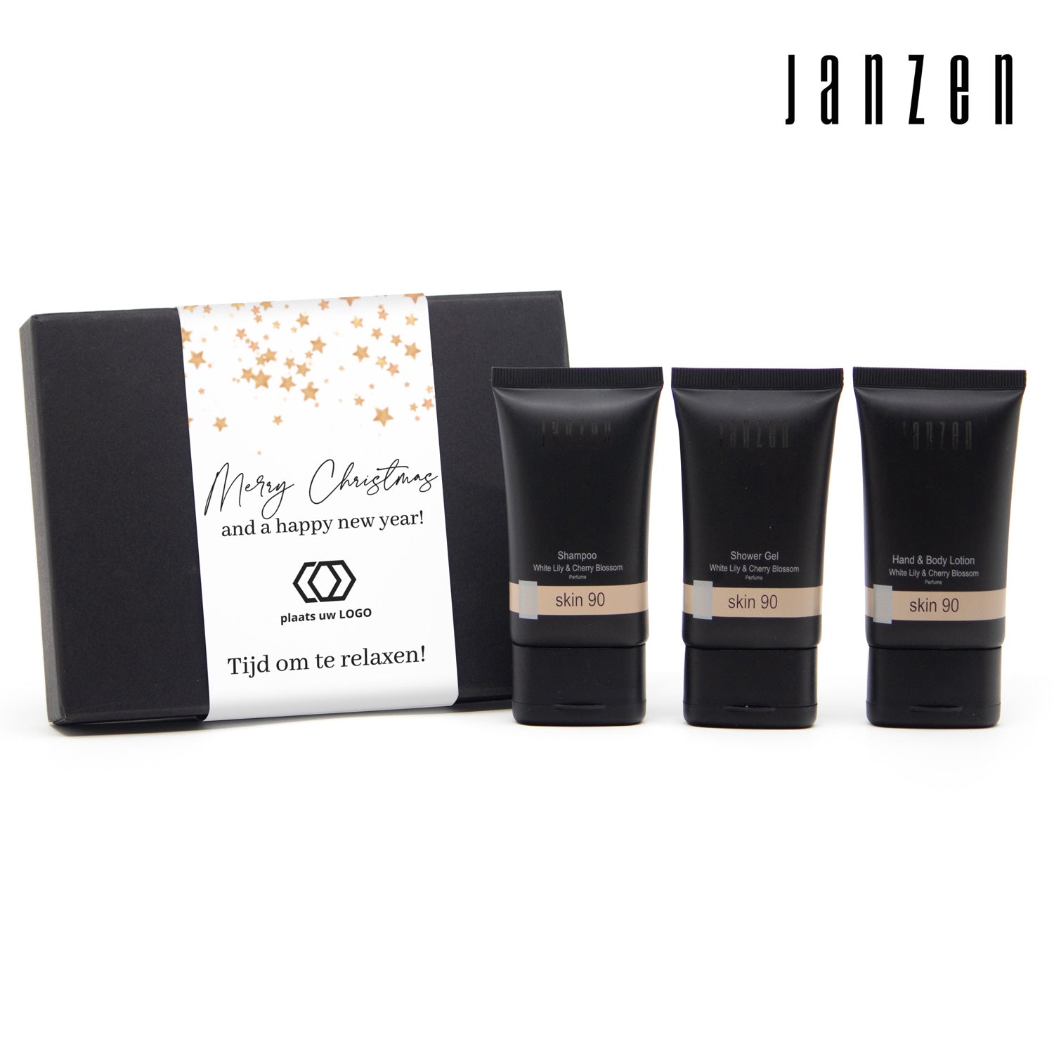 Janzen GIftset met eigen sleeve - Kerst - Bedankjes.nl