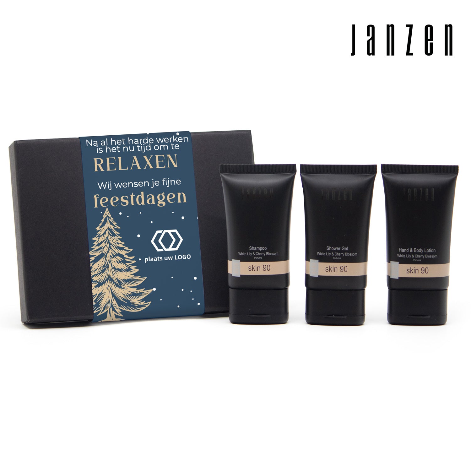 Janzen GIftset met eigen sleeve - Kerst - Bedankjes.nl