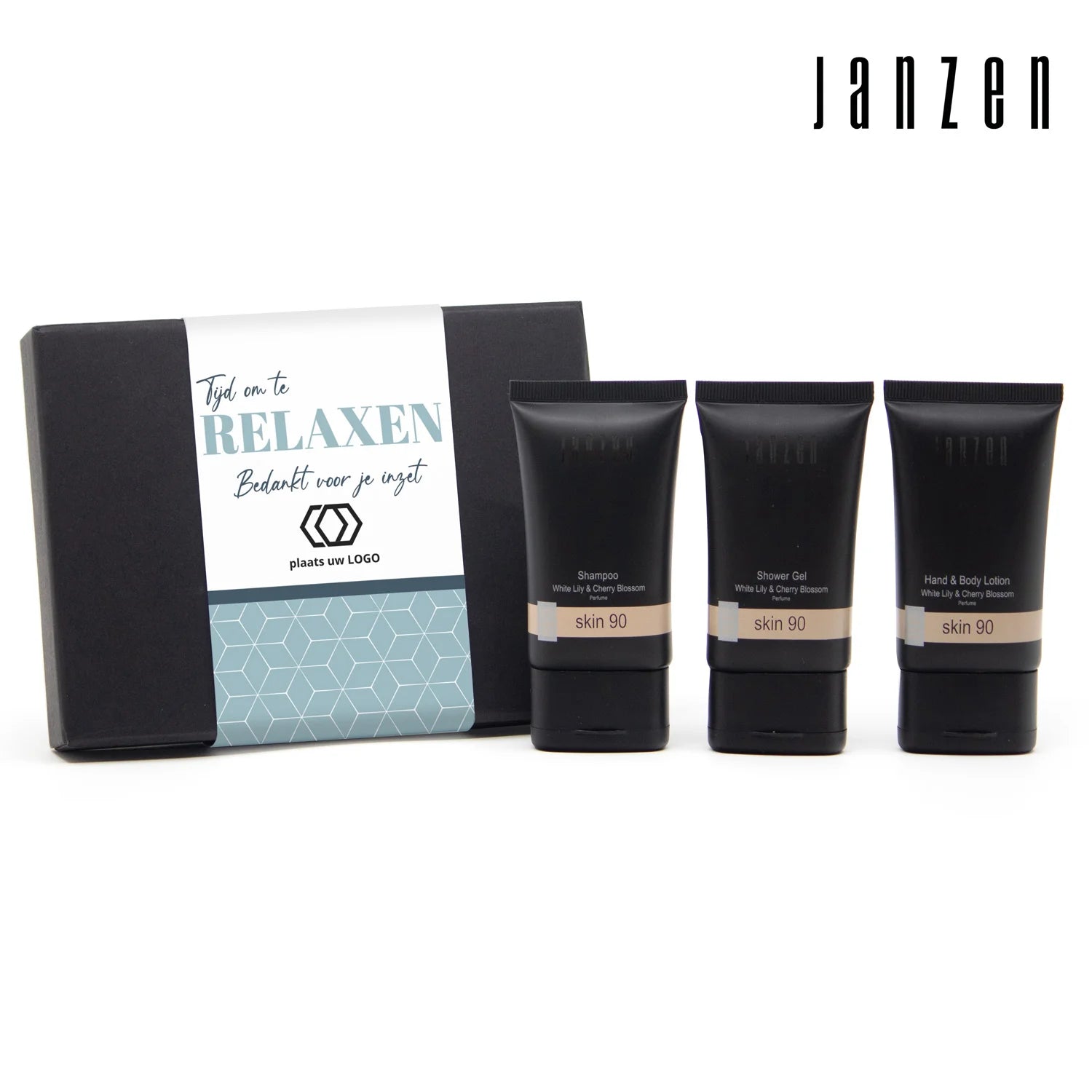 Janzen Giftset met eigen sleeve - Zakelijk - Bedankjes.nl