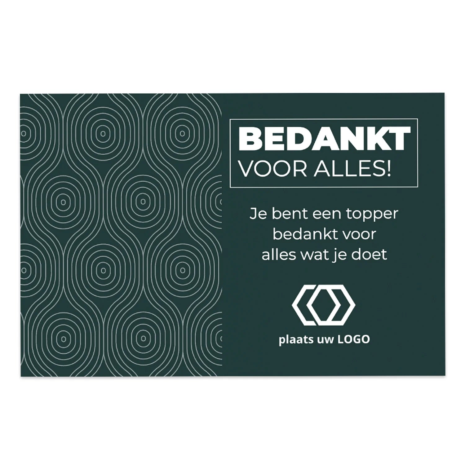 Kaartjes (15 x 10cm) - Zakelijk - Bedankjes.nl