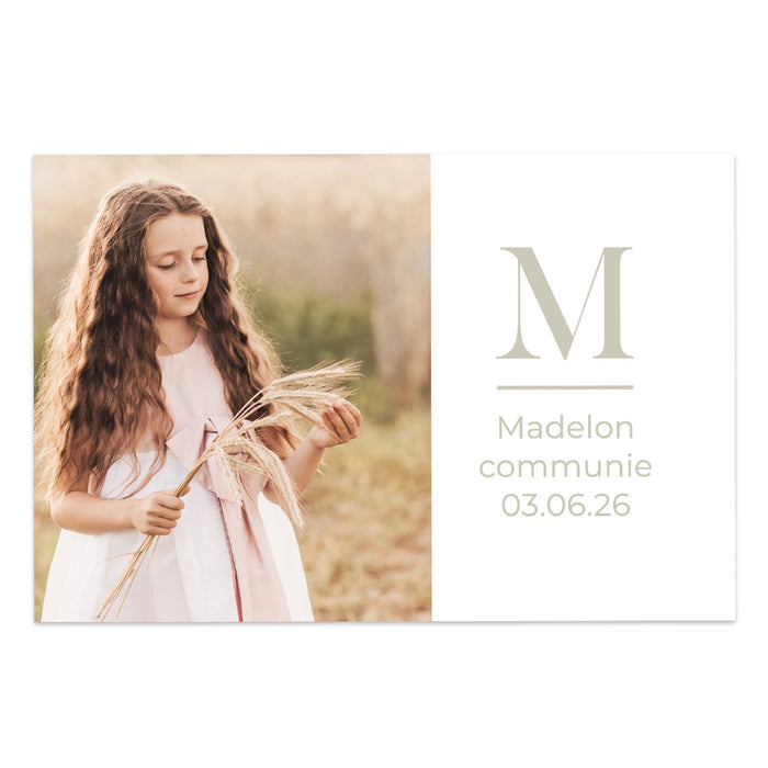 Kaartjes (15 x 10cm)- Communie meisjes Kaartjes (15 x 10cm)- Communie meisjes