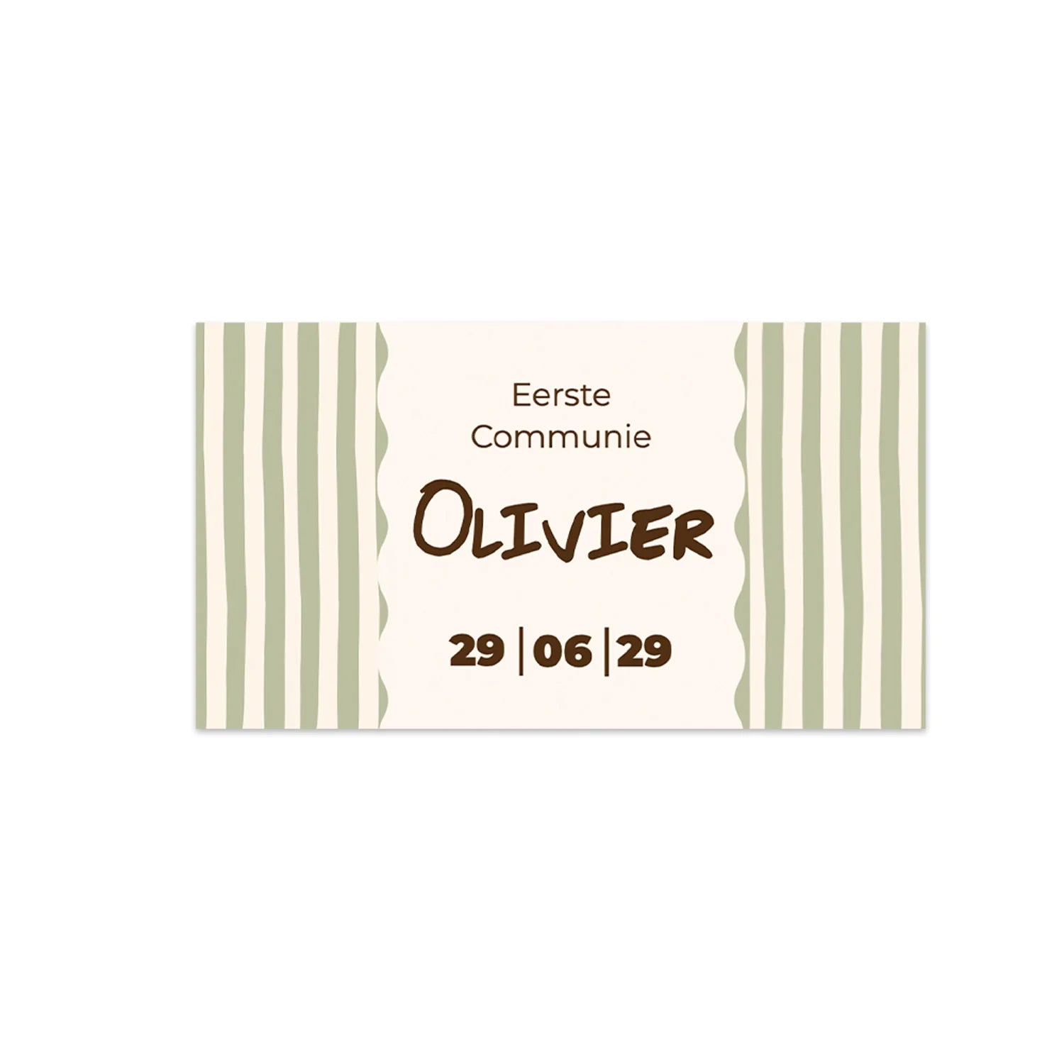 Kaartjes (9 x 5cm)- Communie jongens