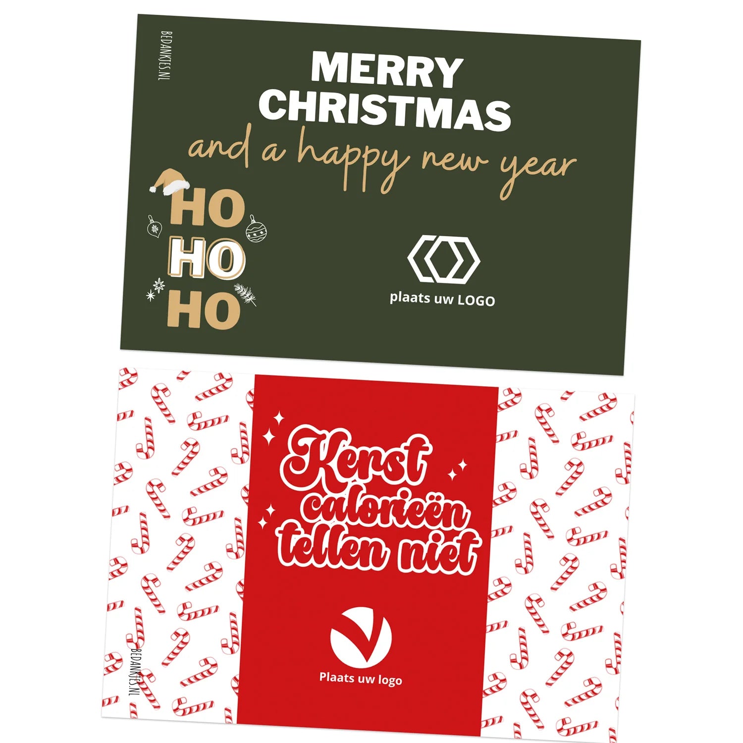 Persoonlijke kerstkaart (15 x 10cm) - Kerst - Bedankjes.nl