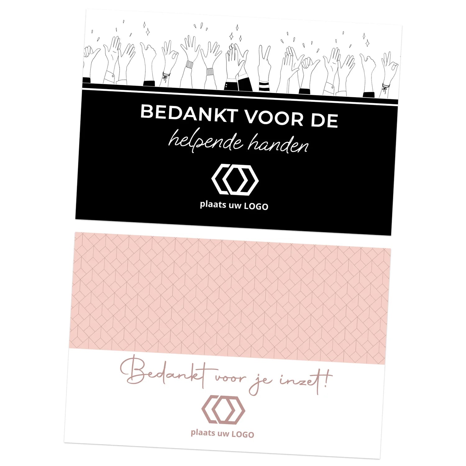 Kaartjes (15 x 10cm) - Zakelijk - Bedankjes.nl