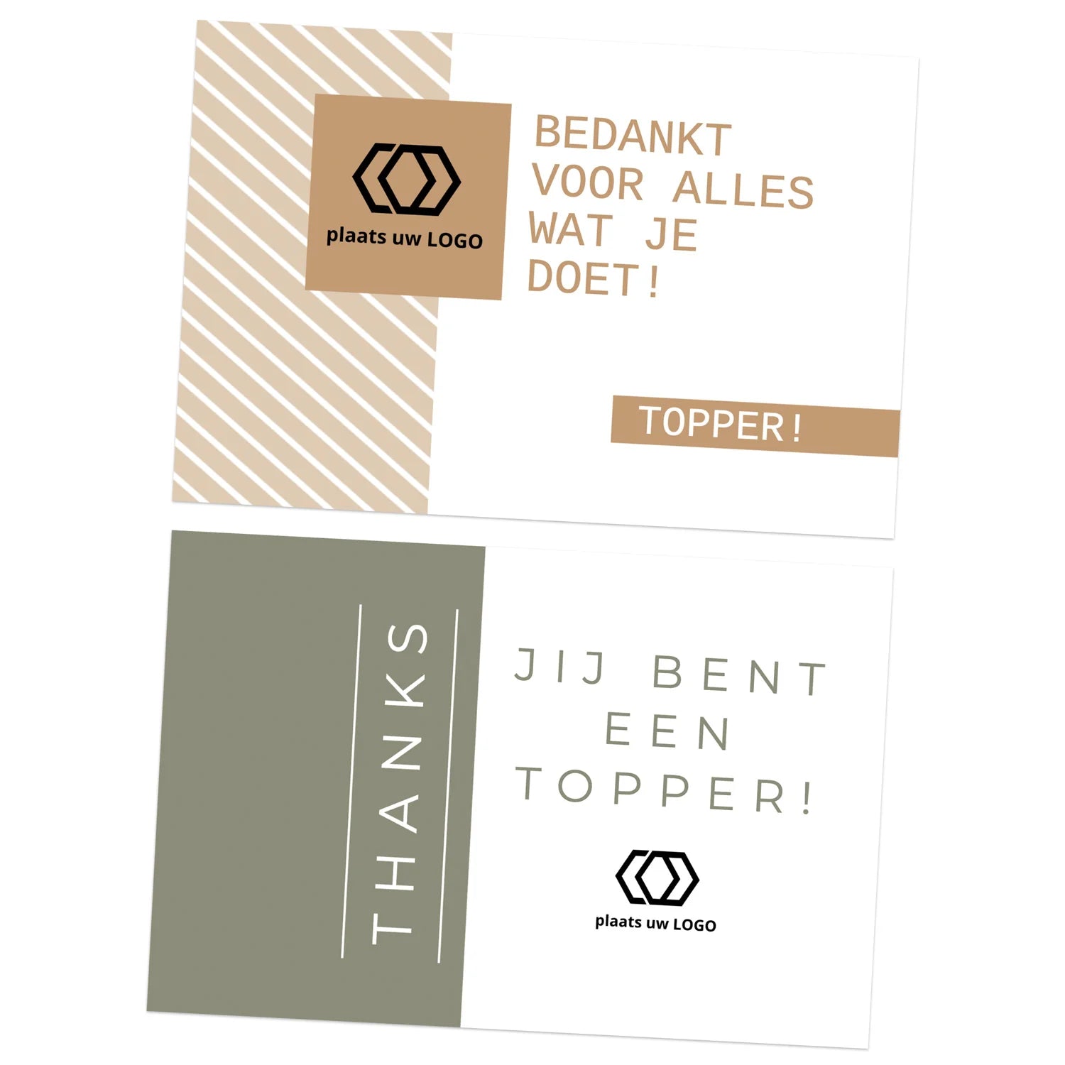 Kaartjes (15 x 10cm) - Zakelijk