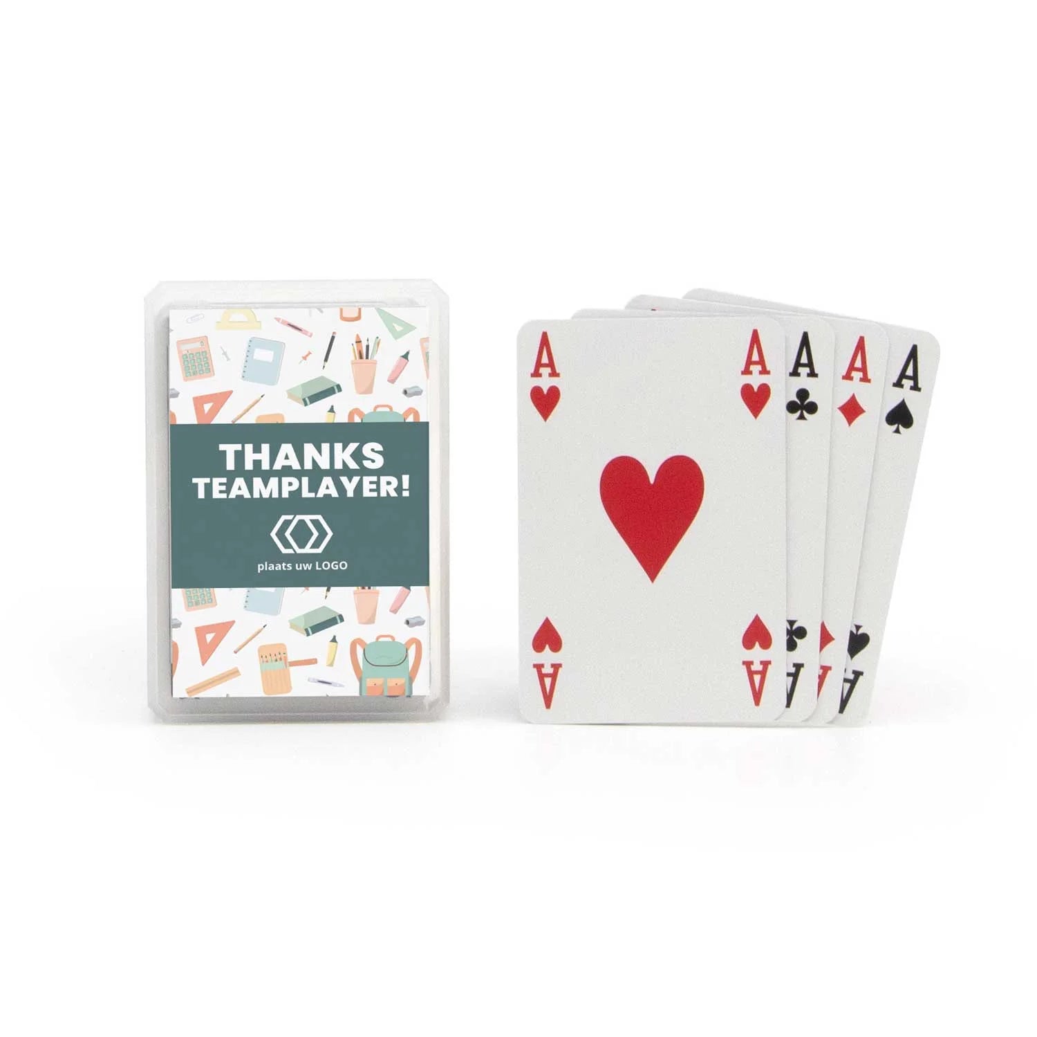 Kaartspel met eigen tekst en foto - Leraar - Bedankjes.nl