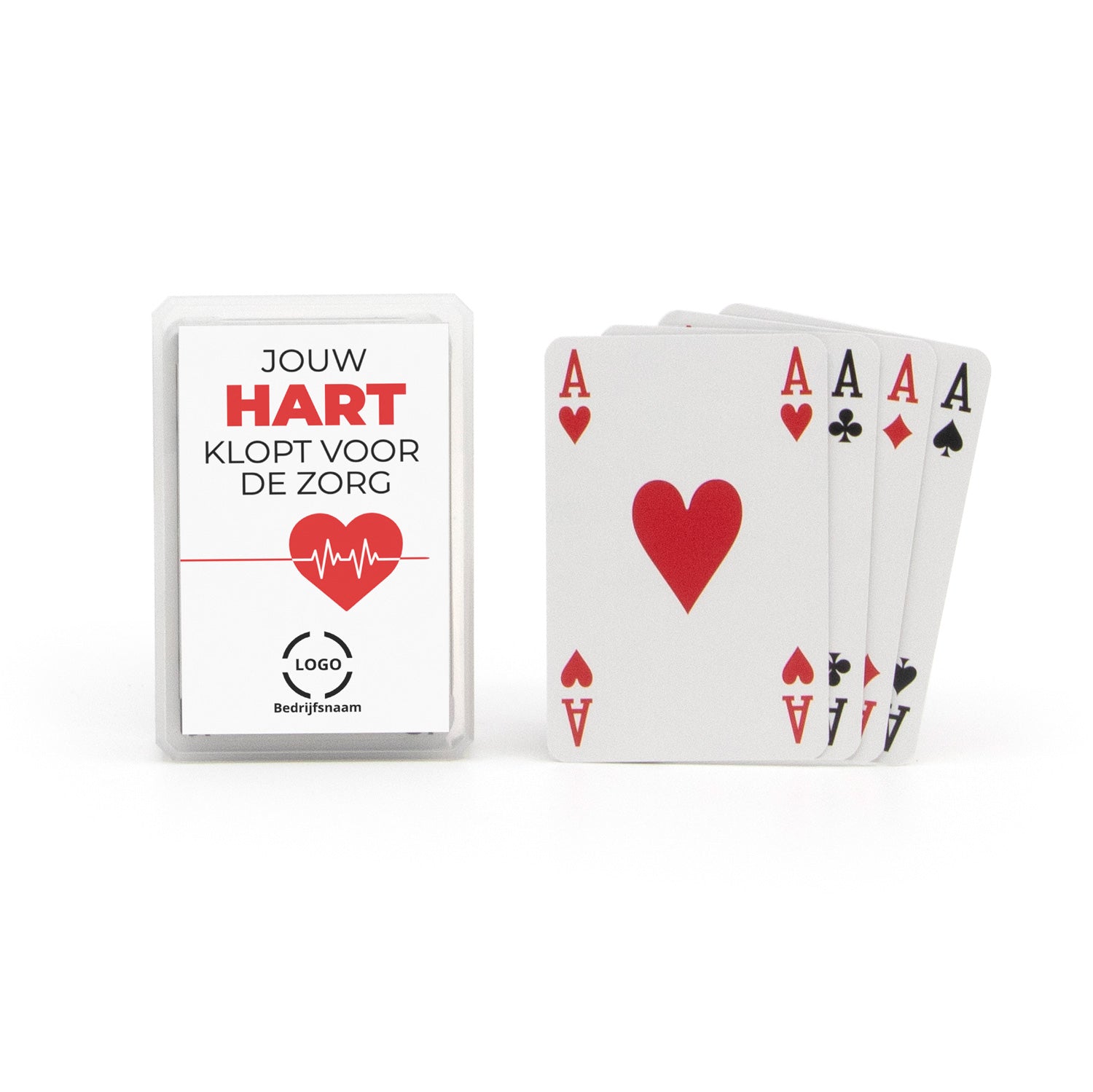 Kaartspel met eigen tekst - Verpleging - Bedankjes.nl