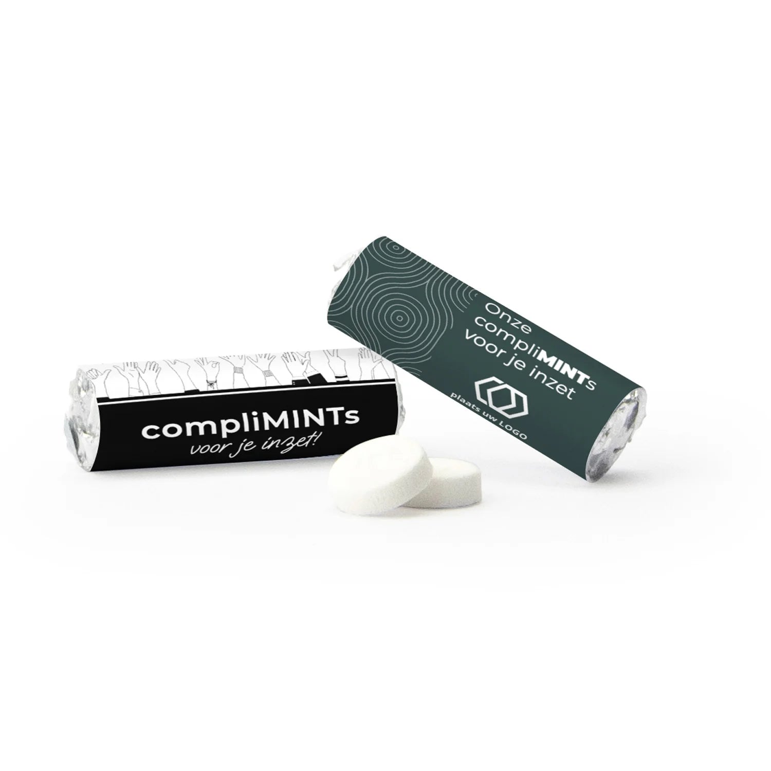 Mini KING Pepermunt met logo (50 stuks) - Zakelijk - Bedankjes.nl