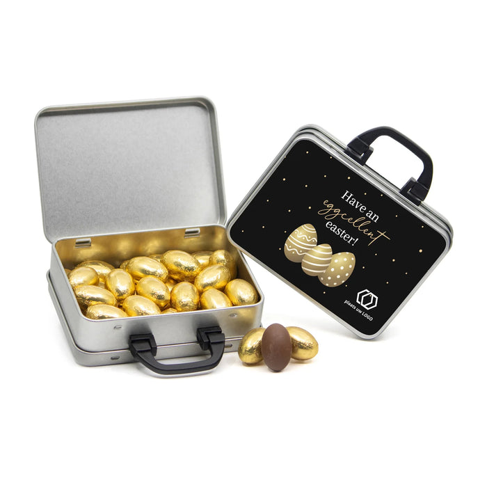 Blikken koffertje vol paaseitjes - Pasen Blikken koffertje vol paaseitjes - Pasen