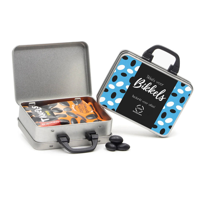 Tikkels voor bikkels in een koffertje - Zakelijk Tikkels voor bikkels in een koffertje - Zakelijk