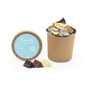 Kraftbeker met chocolade en eigen etiket - Verpleging - Bedankjes.nl