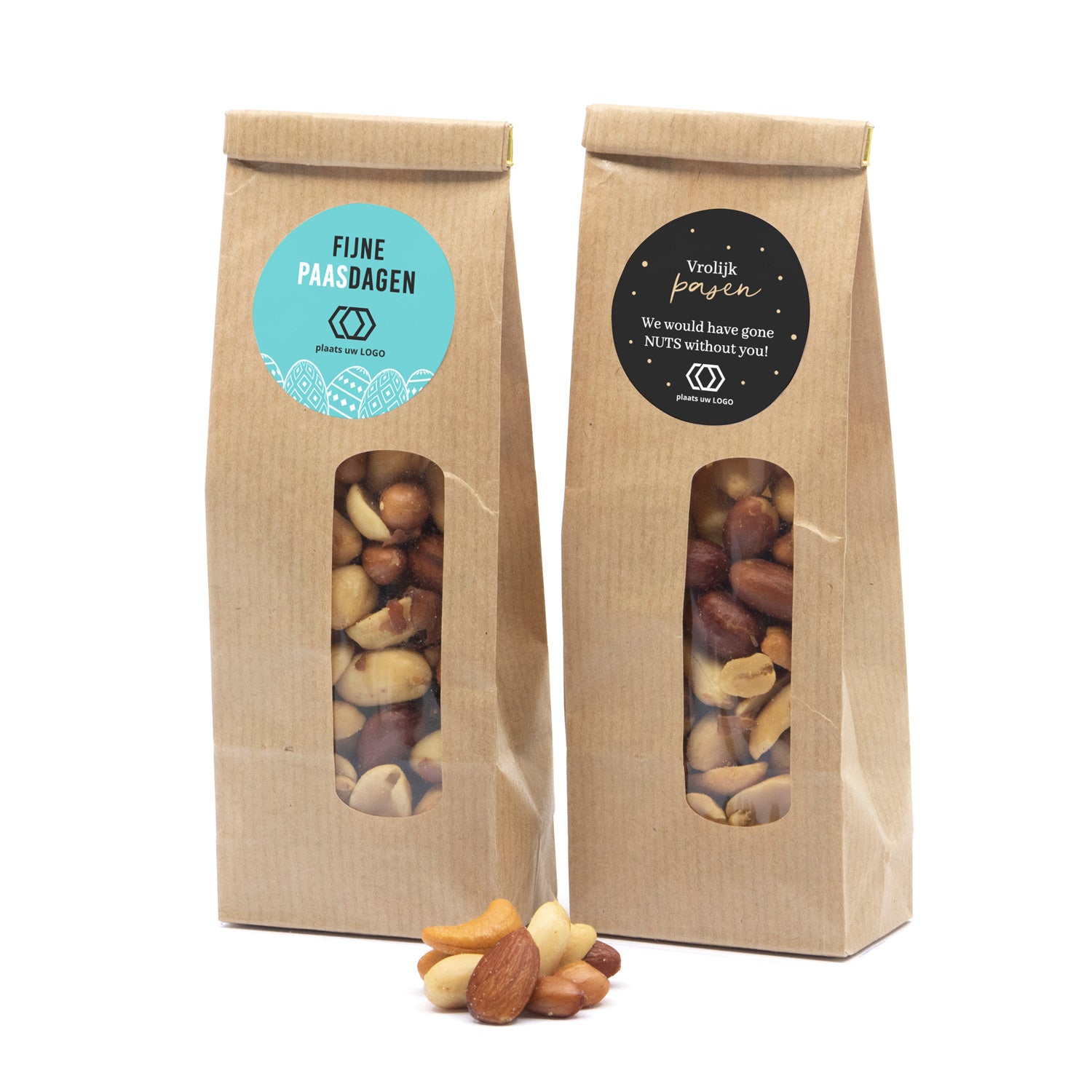 Notenmix in Kraftzakje - Pasen - Bedankjes.nl