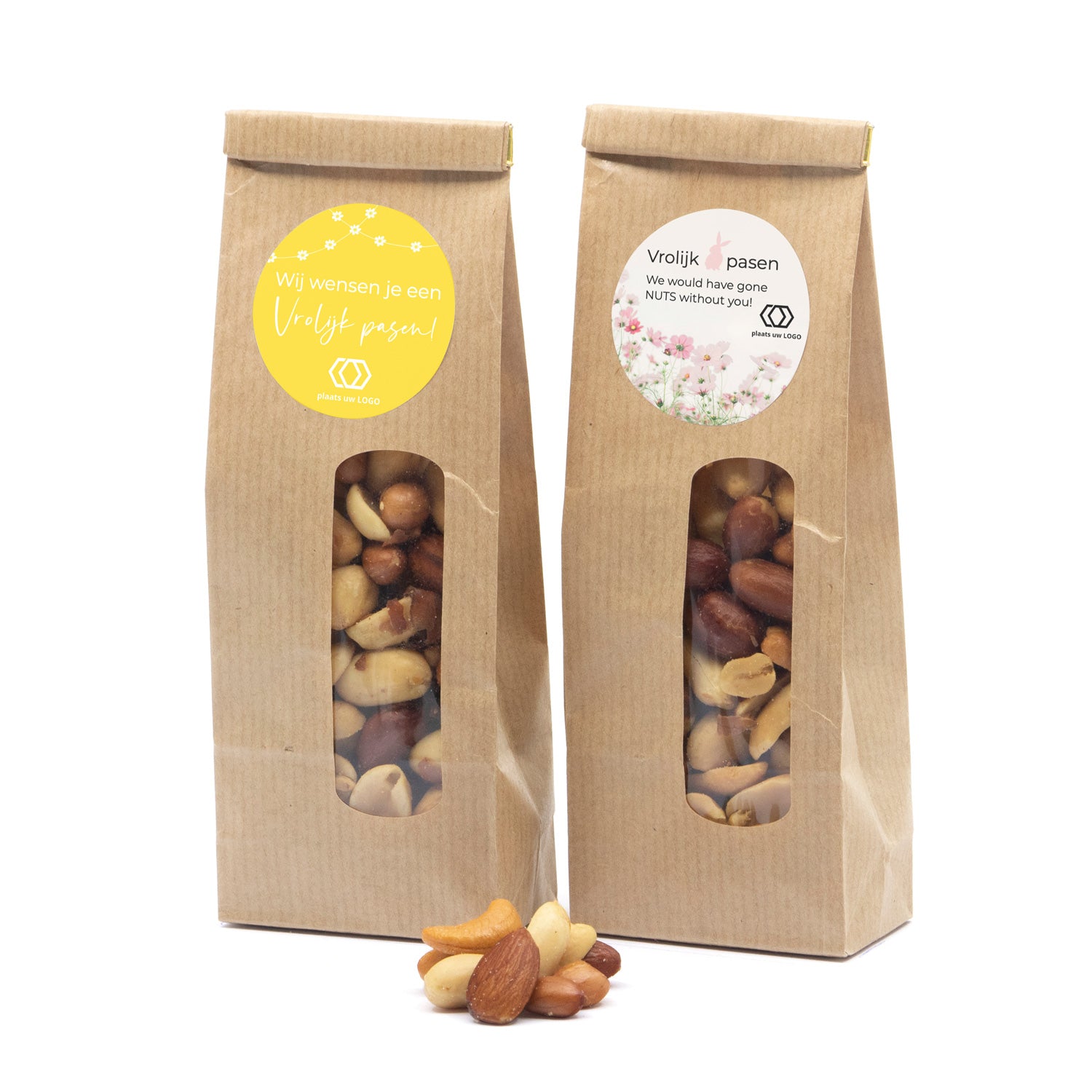 Notenmix in Kraftzakje - Pasen - Bedankjes.nl