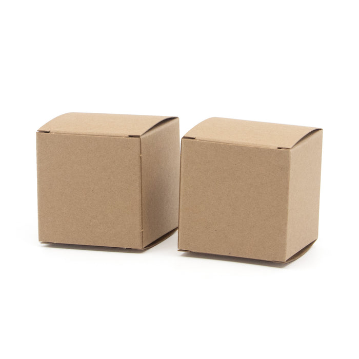 Kubusdoosje bio kraft 5x5x5cm (10 stuks) Kubusdoosje bio kraft 5x5x5cm (10 stuks)