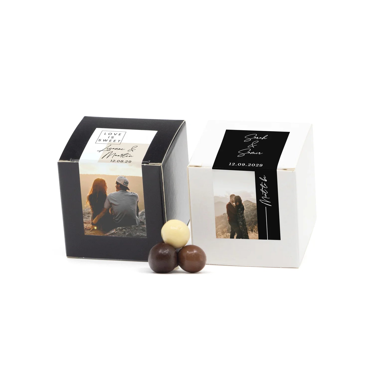 Kubus Snoepdoosje - Trouwen - Bedankjes.nl