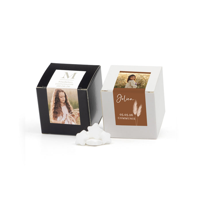 Kubus Snoepdoosje - Communie meisjes Kubus Snoepdoosje - Communie meisjes