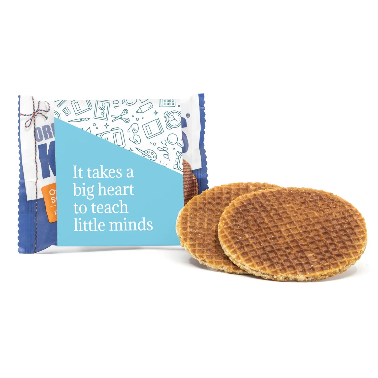 Kanjers Stroopwafels met tekst - Leraar - Bedankjes.nl