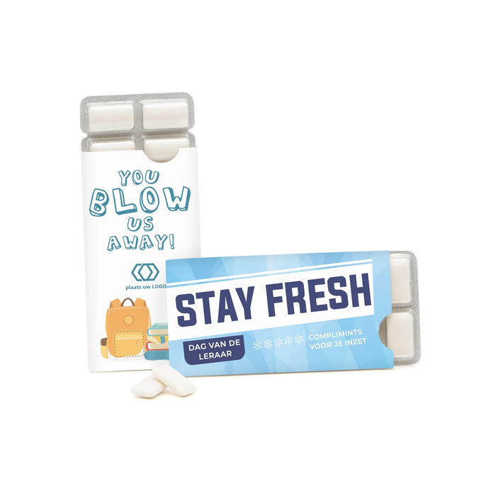 Stay fresh kauwgom in persoonlijke verpakking - Leraar Stay fresh kauwgom in persoonlijke verpakking - Leraar