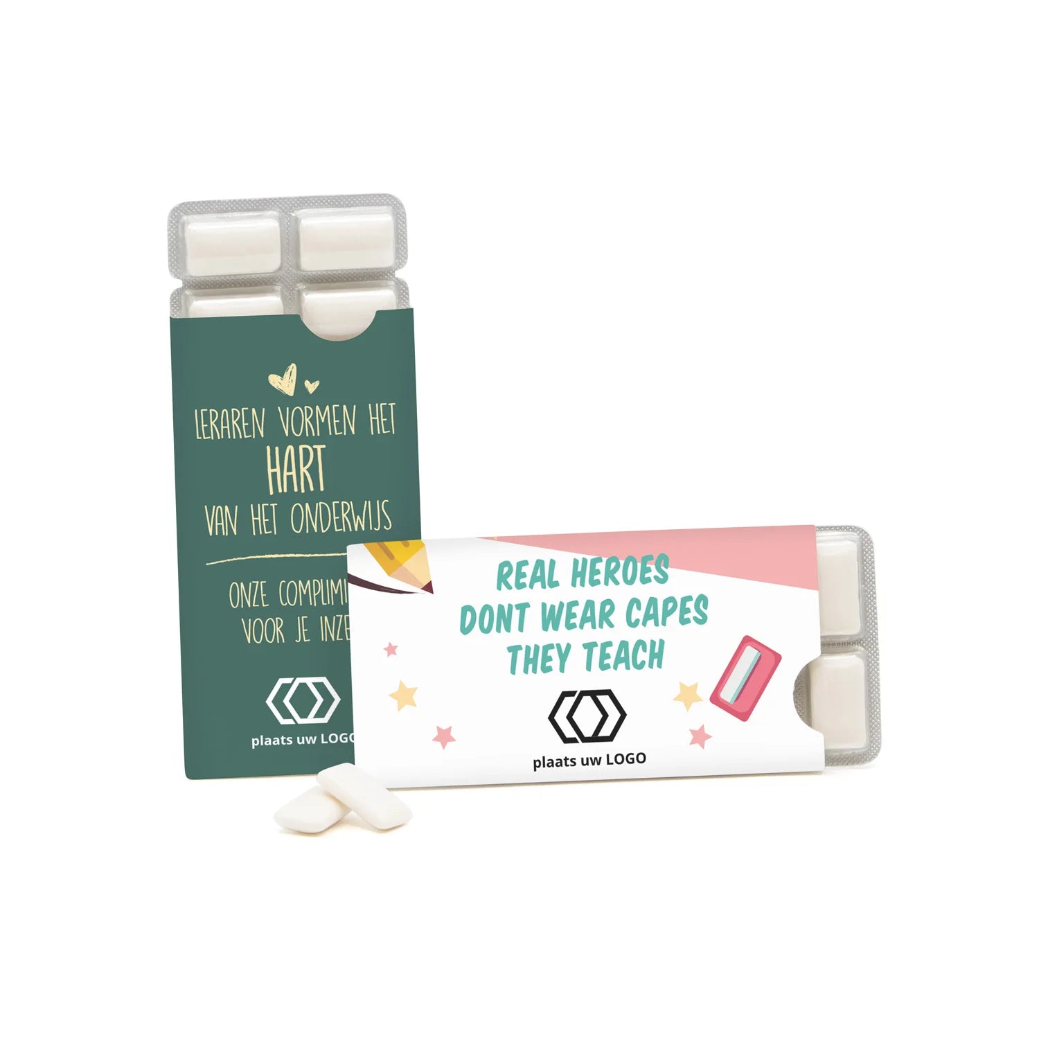 Stay fresh kauwgom in persoonlijke verpakking - Leraar - Bedankjes.nl