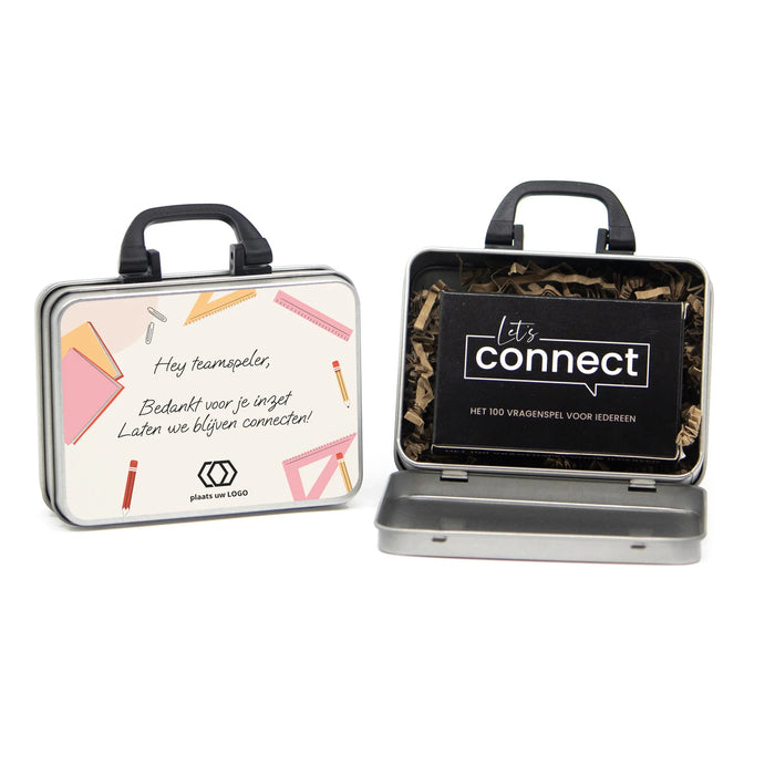 Koffertje met Let's connect vragen spel - Leraar Koffertje met Let's connect vragen spel - Leraar