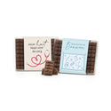 Chocolade bouwstenen met eigen sleeve - Verpleging - Bedankjes.nl