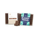 Chocolade bouwstenen met eigen sleeve - Verpleging - Bedankjes.nl