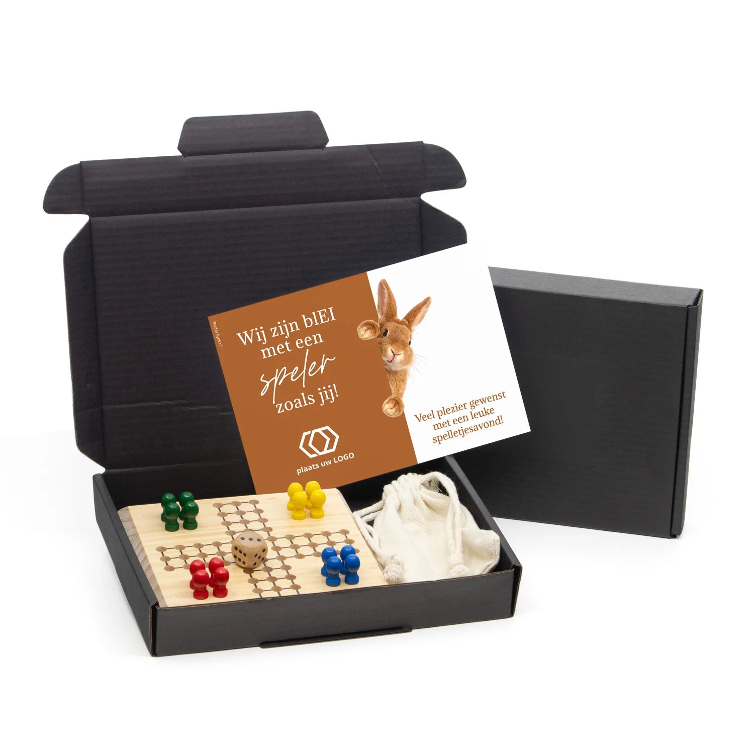 'Mens Erger Je Niet' in doosje - Pasen - Bedankjes.nl