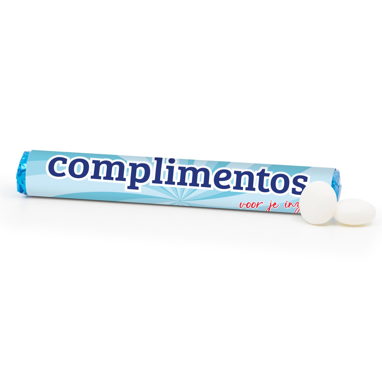 (compli)MENTOS rol met logo - Zakelijk - Bedankjes.nl