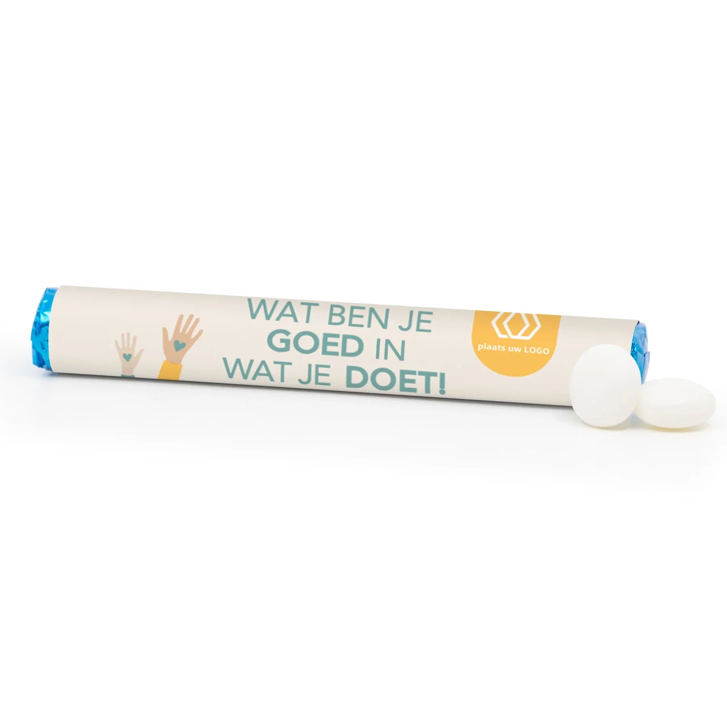(compli)MENTOS rol met logo - Vrijwilliger