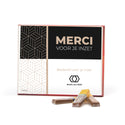 Merci met eigen inlay kaart 250 gram - Vrijwilliger - Bedankjes.nl
