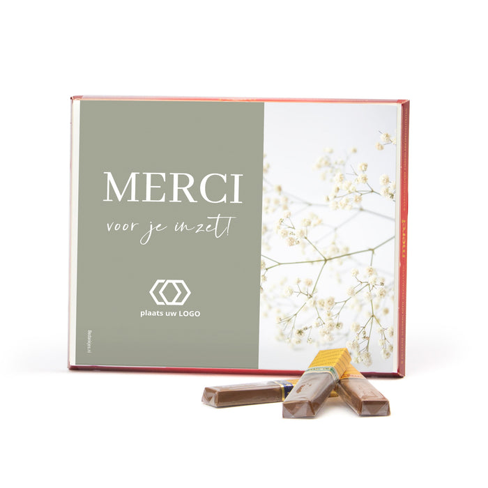 Merci met eigen inlay kaart 250 gram - Vrijwilliger Merci met eigen inlay kaart 250 gram - Vrijwilliger
